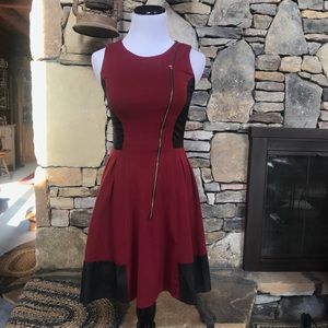 Red & black ASOS dress